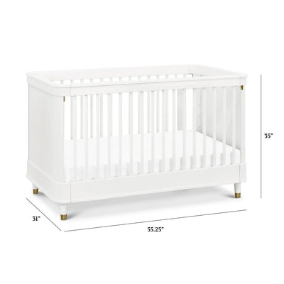 Tanner 3 in 1 Convertible Crib in Warm White
