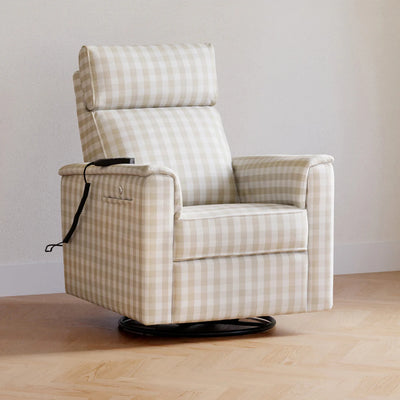 Monogram Willa Deluxe Power Glider Recliner w/Heat&Massage i