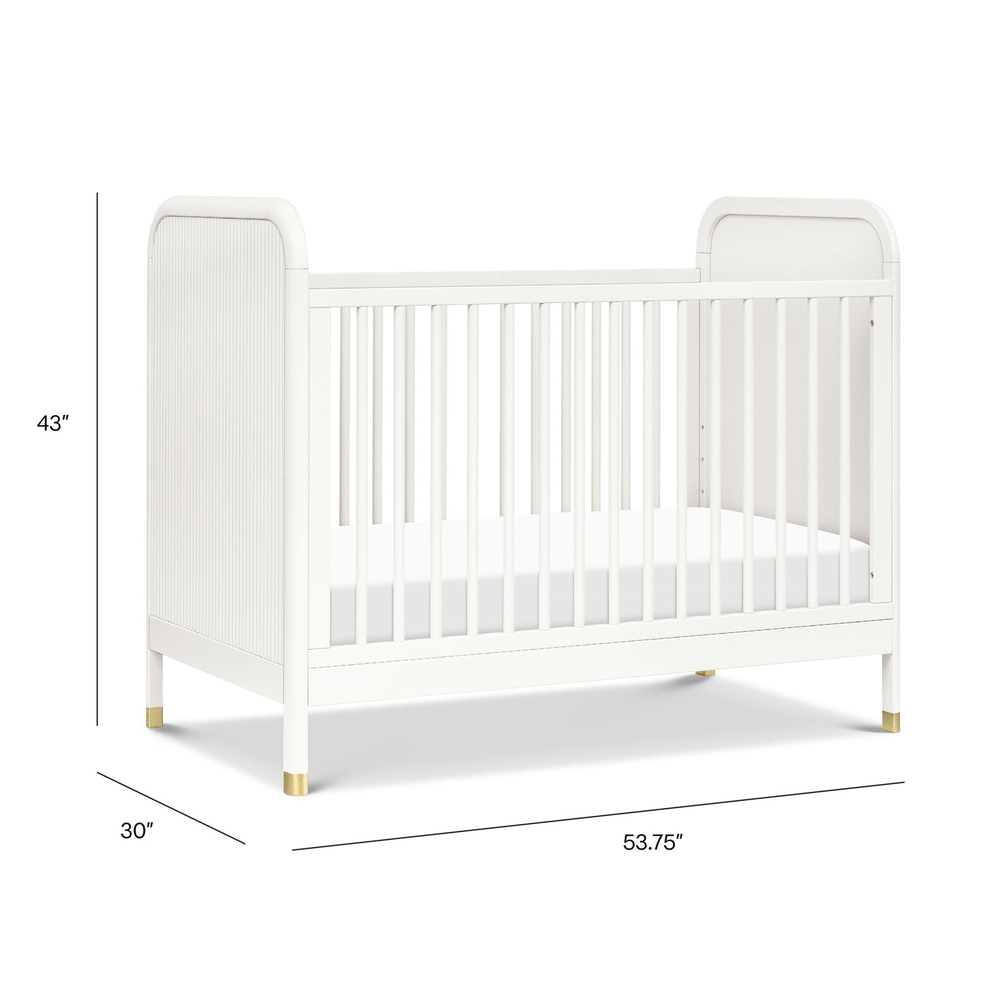 Brimsley Tambour 3 in 1 Convertible Crib
