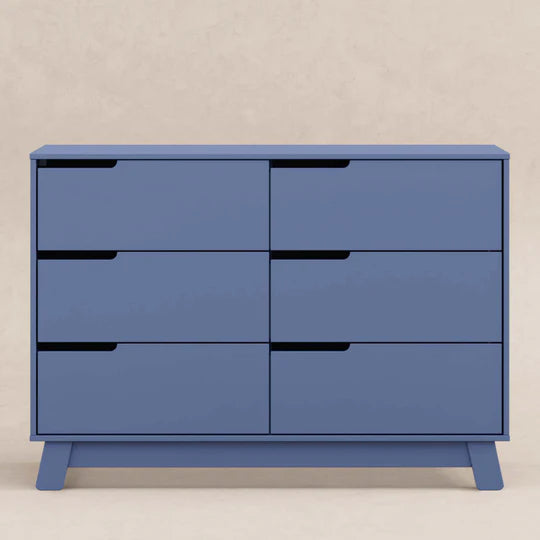 Hudson 6 Drawer Double Dresser Babyletto Cobalt/Honey