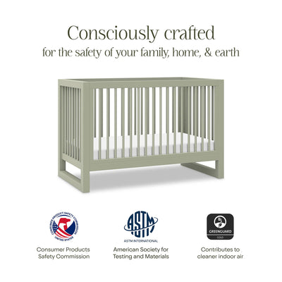 Namesake Nantucket 3 in 1 Convertible Crib With Toddler Bed Conversion Kit