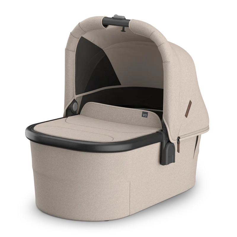 pink uppababy bassinet UPPAbaby Bassinet V3 - Greyson - Charcoal Mélange