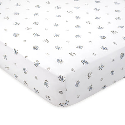 Domani Home Feuille Bluer Crib Sheet