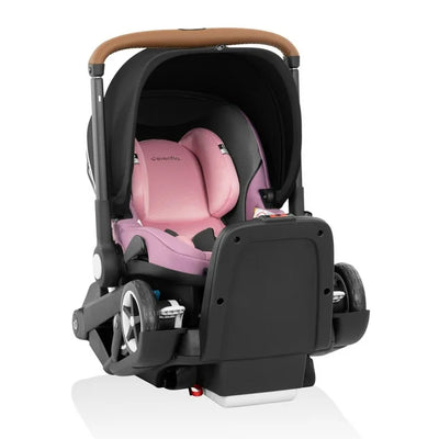 Evenflo Shyft DualRide Infant Car Seat Stroller Combo with Carryall Storage & Extended Canopy