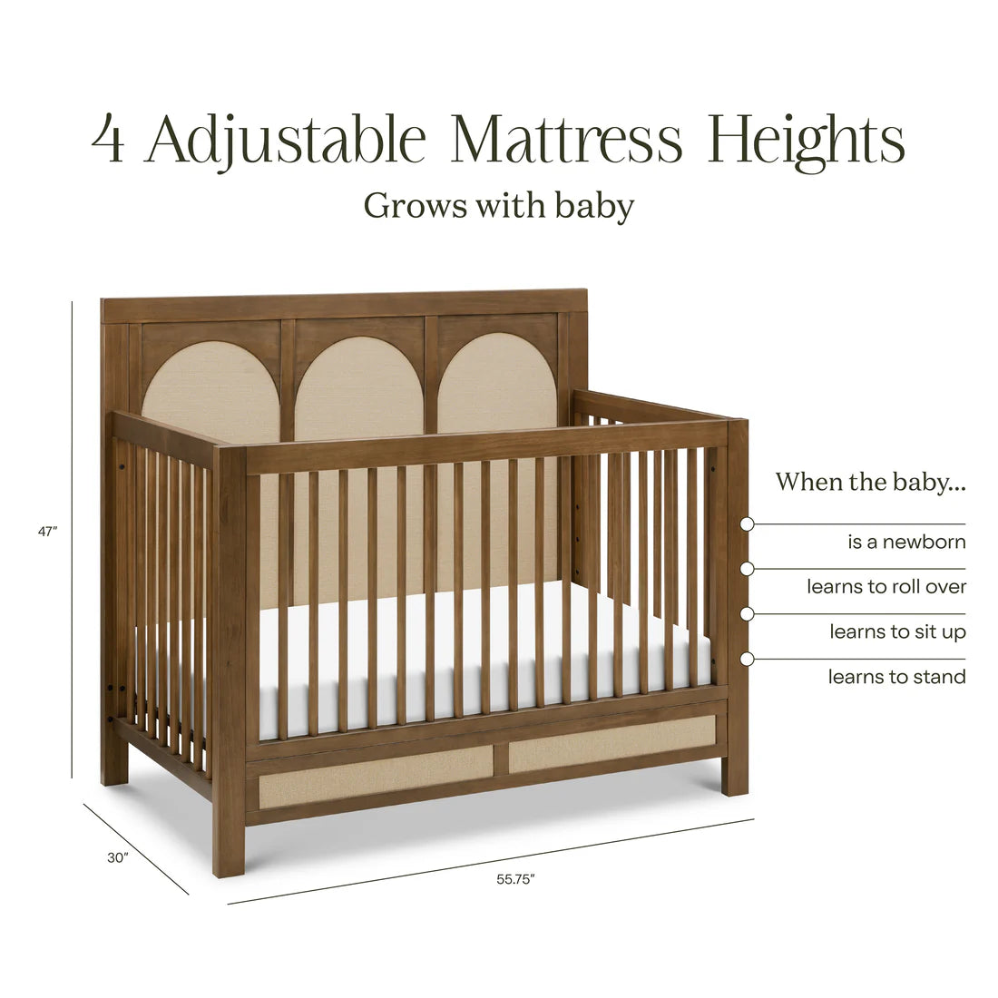 Namesake Eloise 4 in 1 Convertible Crib