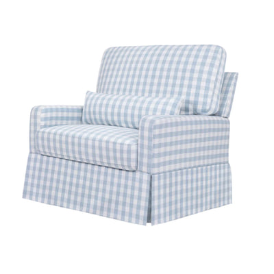 Crawford Chair and a Half Pillowback Swivel Glider
