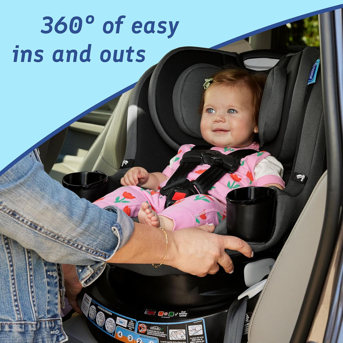 Graco EasyTurn 360 2 in 1 Convertible Car Seat