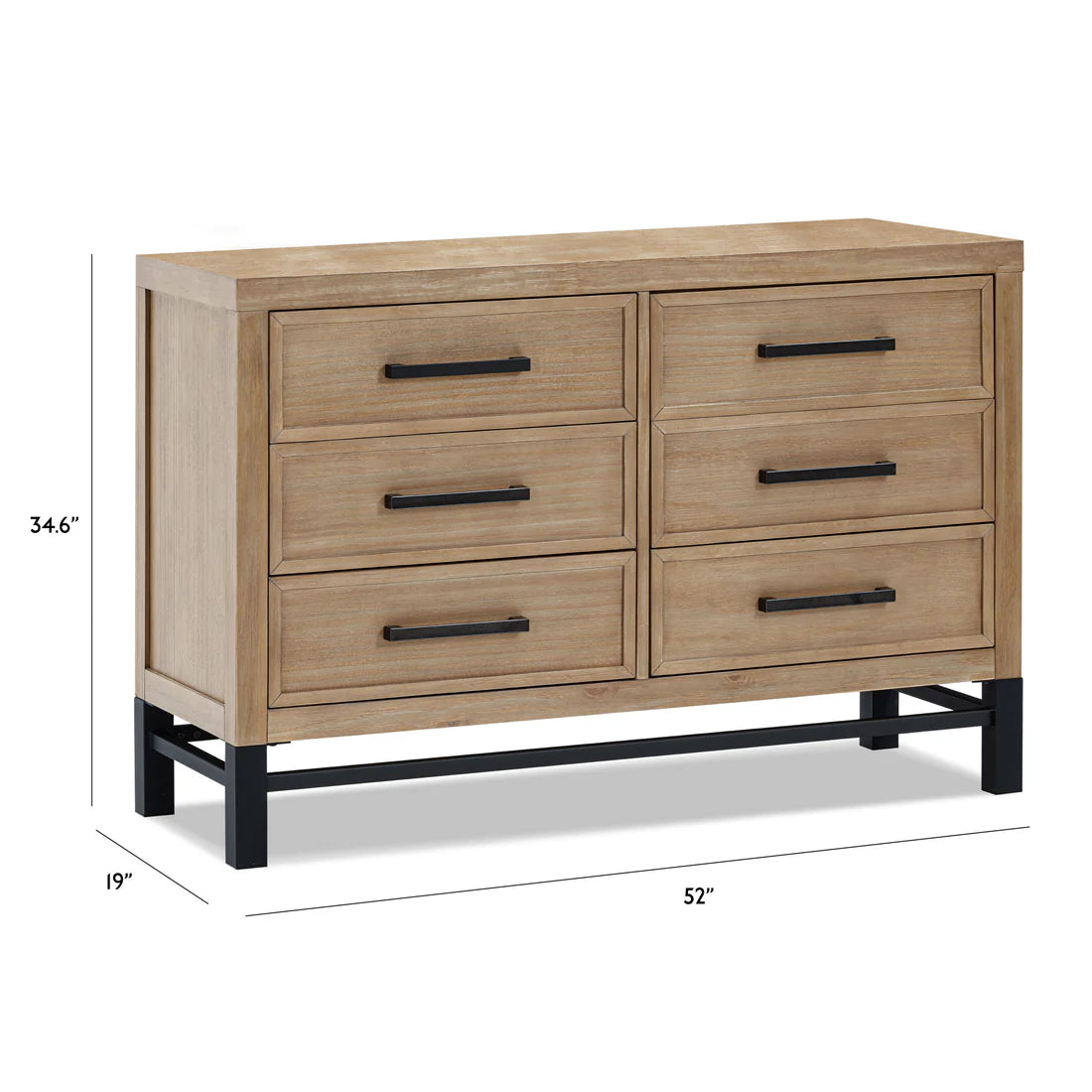 Monogram Newbern 6 Drawer Assembled Dresser