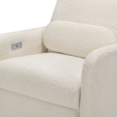 Arc Electronic Recliner and Swivel Glider in Boucle