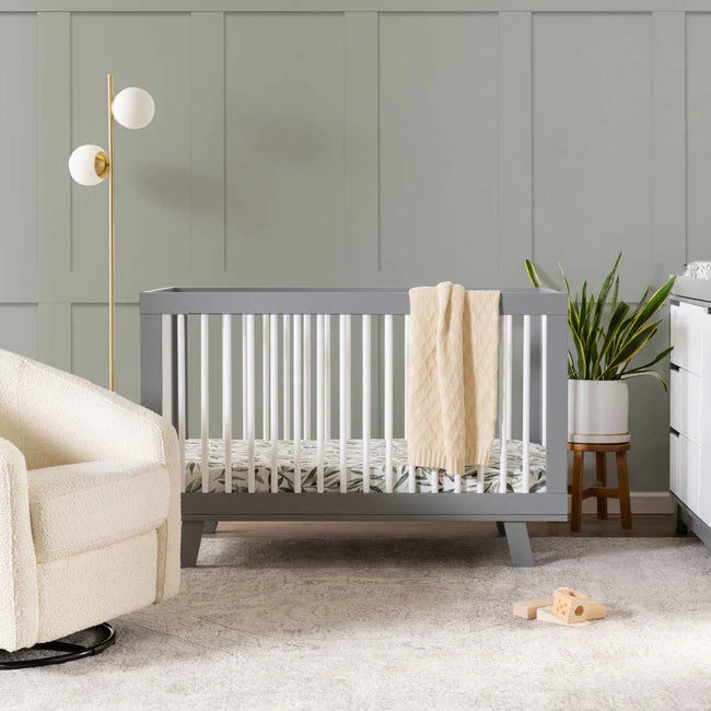 Hudson 3 in 1 Convertible Crib + Toddler Rail