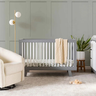 Hudson 3 in 1 Convertible Crib + Toddler Rail