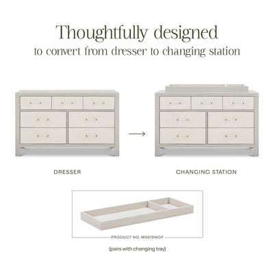 Eloise 7 Drawer Assembled Dresser