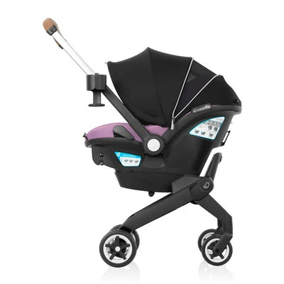 Evenflo Shyft DualRide Infant Car Seat Stroller Combo with Carryall Storage & Extended Canopy