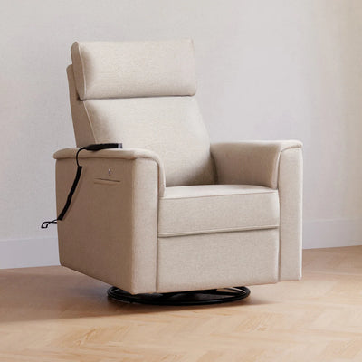 Monogram Willa Deluxe Power Glider Recliner w/Heat&Massage i
