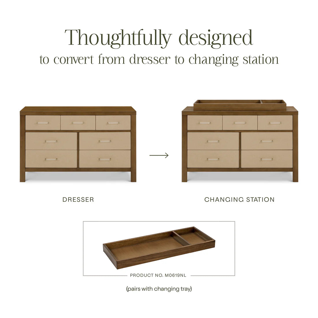 Eloise 7 Drawer Assembled Dresser