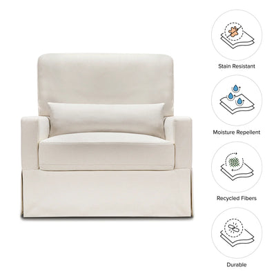 Crawford Chair and a Half Pillowback Swivel Glider
