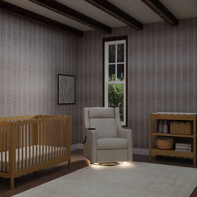 Babyletto Kiwi Deluxe Power Glider Recliner w/ Heat & Massage