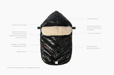 7AM Polar Igloo Black (0 to 12m)