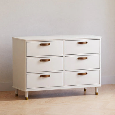 Tanner 6 Drawer Dresser in Warm White