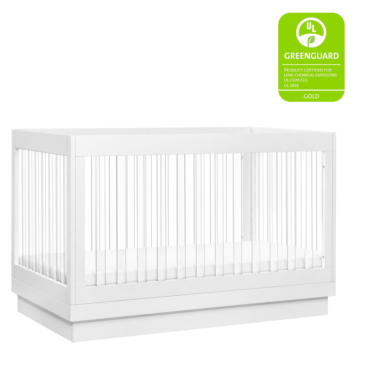 Babyletto Harlow Acrylic 3-in-1 Convertible Crib