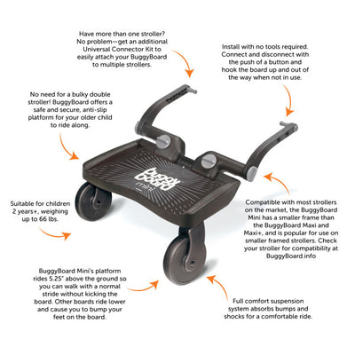 Lascal BuggyBoard Mini RideOn Stroller Board