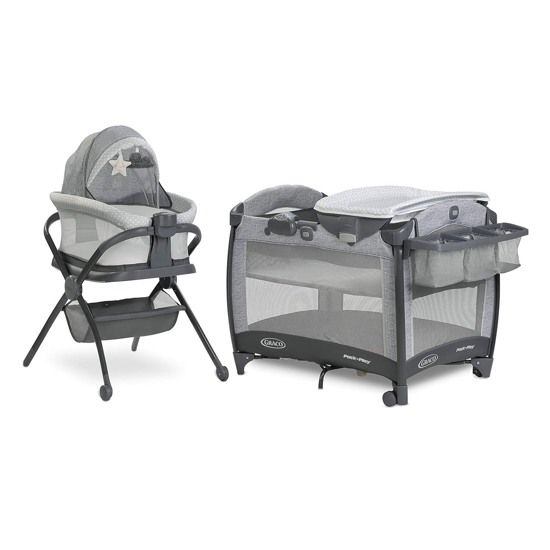graco play stroller set Graco Pack 'n Play Day2Dream Bassinet Deluxe Playard (Beau)