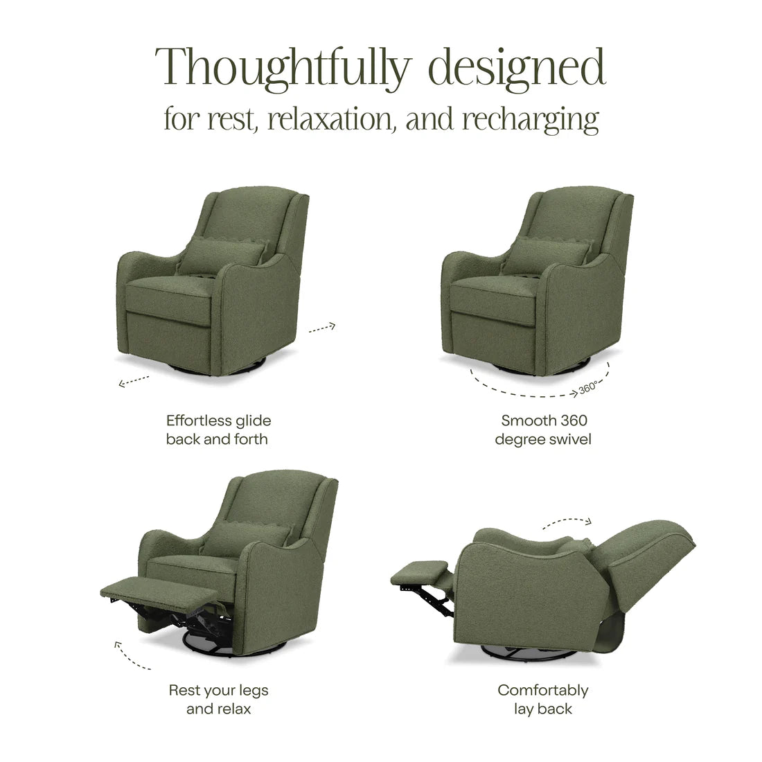 Devon Recliner and Swivel Glider