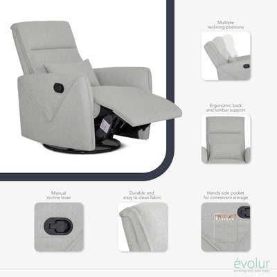 Evolur Sylas Glider Recliner