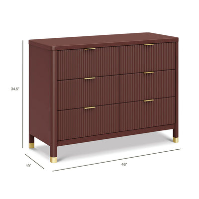 Brimsley Tambour 6 Drawer Assembled Dresser