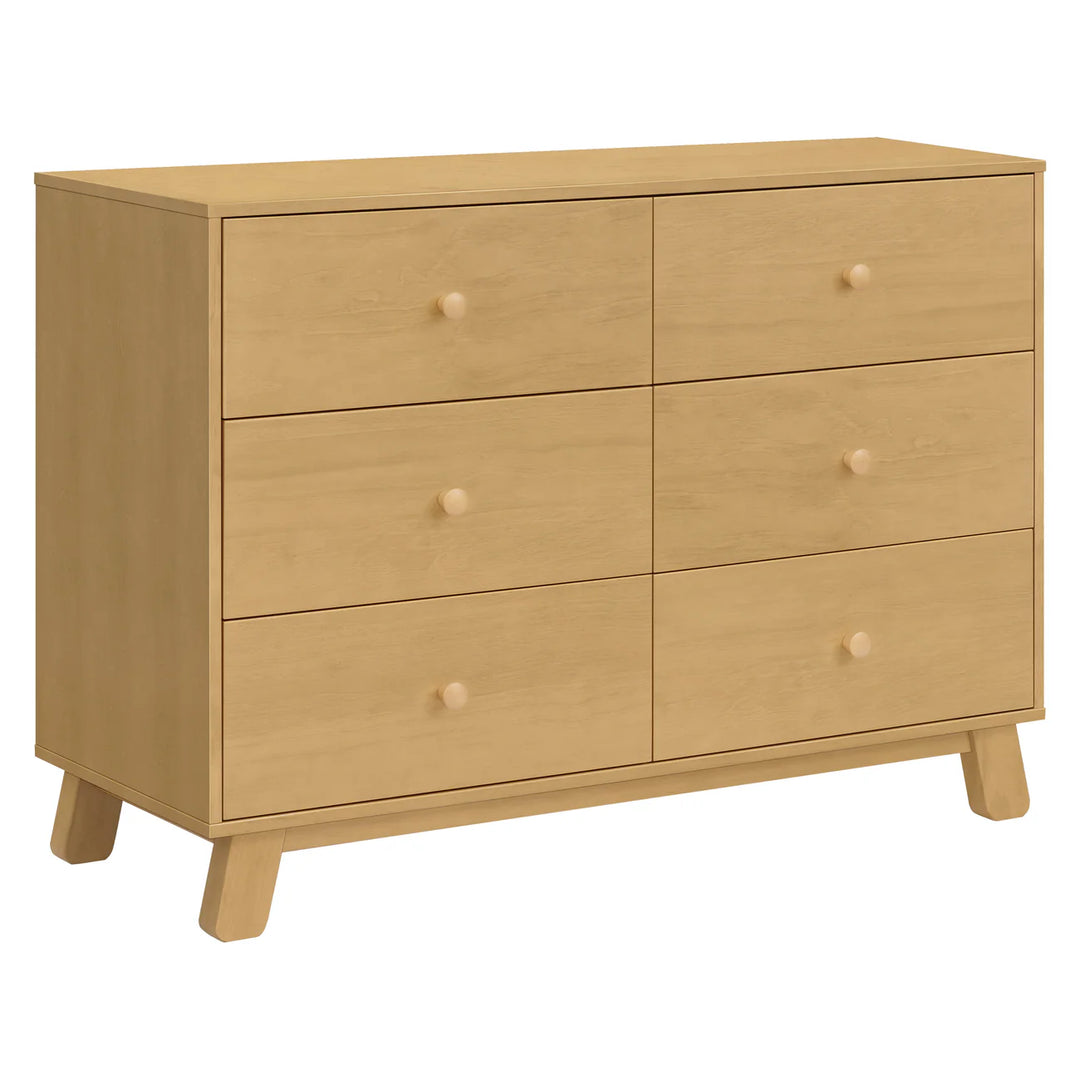 babyletto hudson dresser Modern 6-Drawer Assembled Double Nico Robin by Lunuel its designed for safety Wood Finish:Walnut Natural low-heel:Duchess