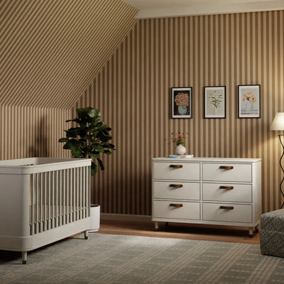 Tanner 6 Drawer Dresser in Warm White