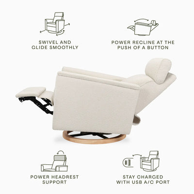 Monogram Willa Plus Power Glider Recliner w/ Power Headrest