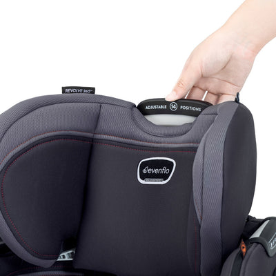 Evenflo Revolve360 Extend Rotational All-in-One Convertible Car Seat with Quick Clean Cover