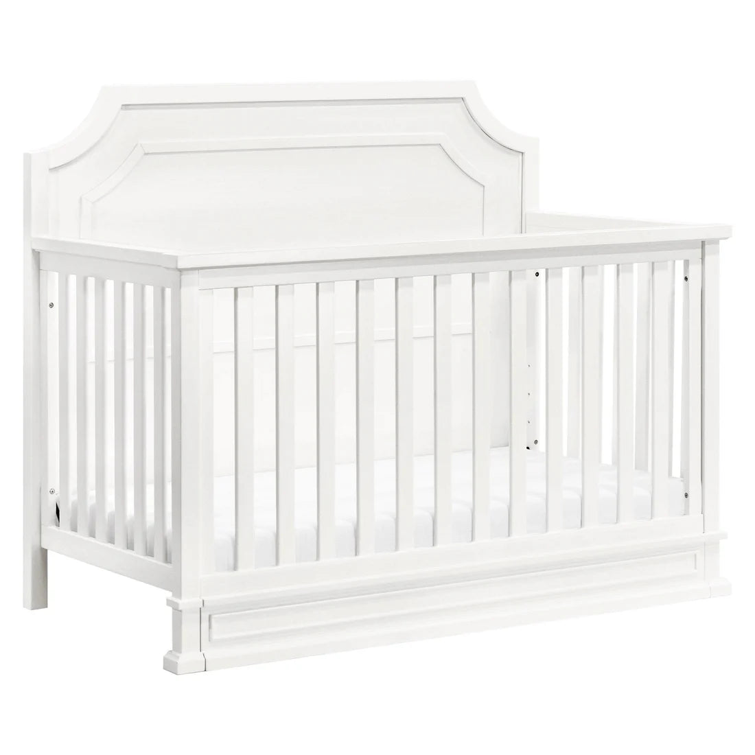 Emma Regency 4 in 1 Convertible Crib in Warm White