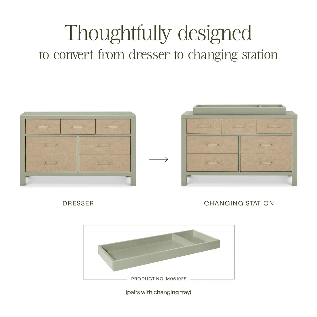 Eloise 7 Drawer Assembled Dresser