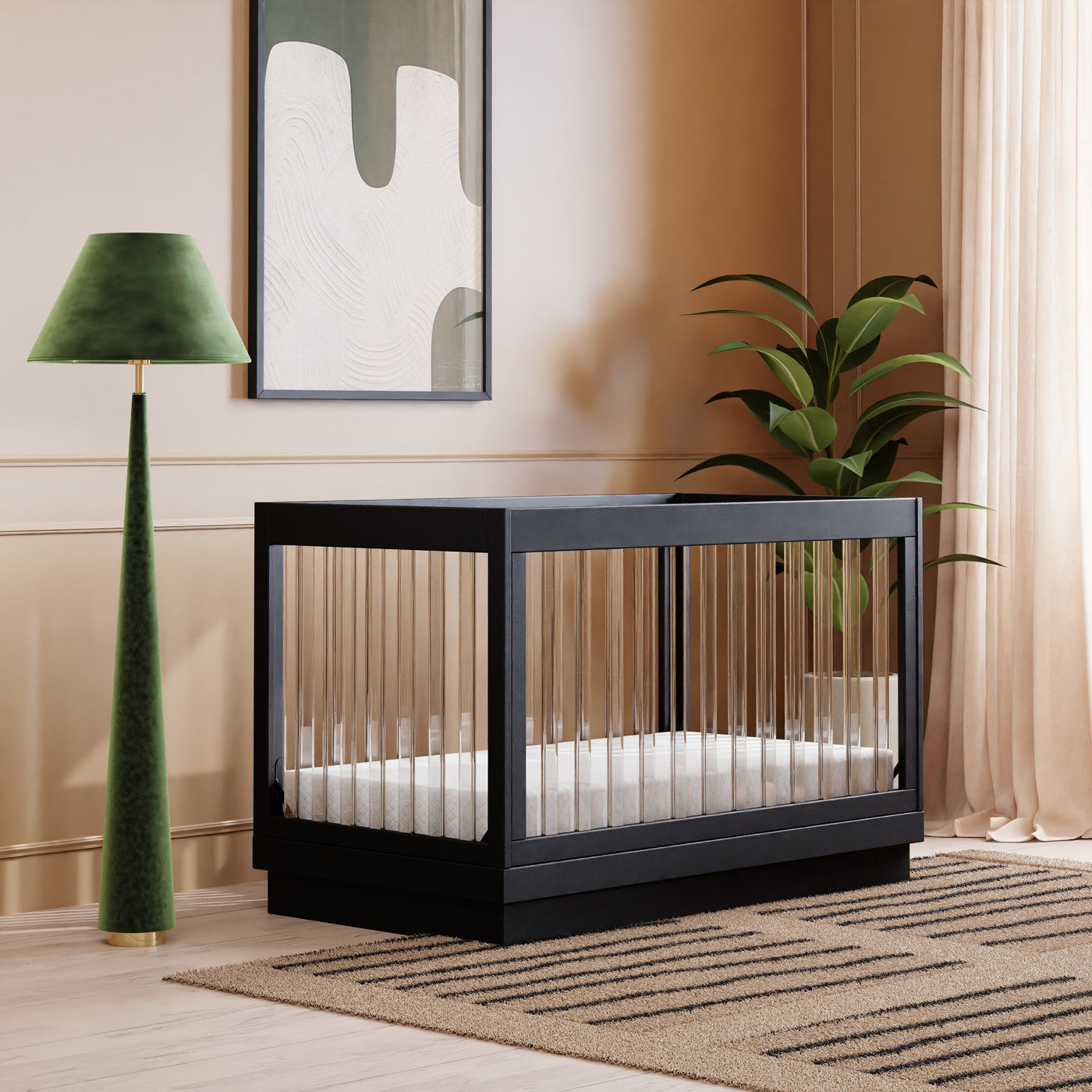 Babyletto Harlow Acrylic 3-in-1 Convertible Crib