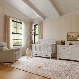 Monogram Emory Farmhouse 4 in 1 Convertible Crib