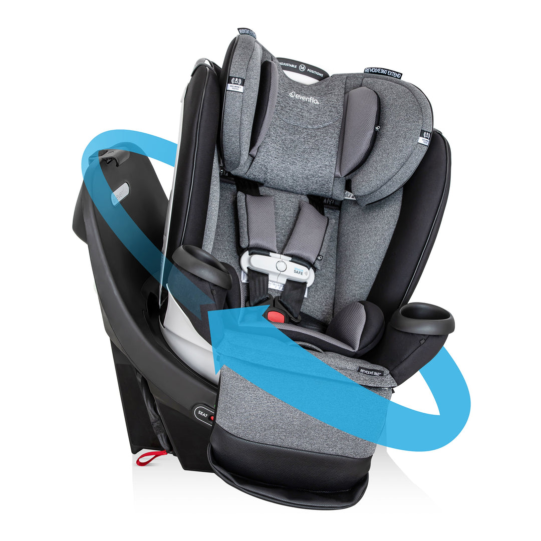 Evenflo Revolve360 Extend All-in-One Rotational Car Seat with SensorSa –  piccolinobaby