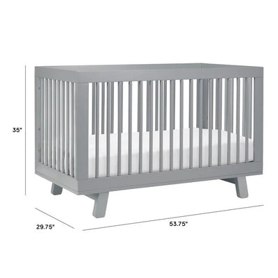 Hudson 3 in 1 Convertible Crib + Toddler Rail