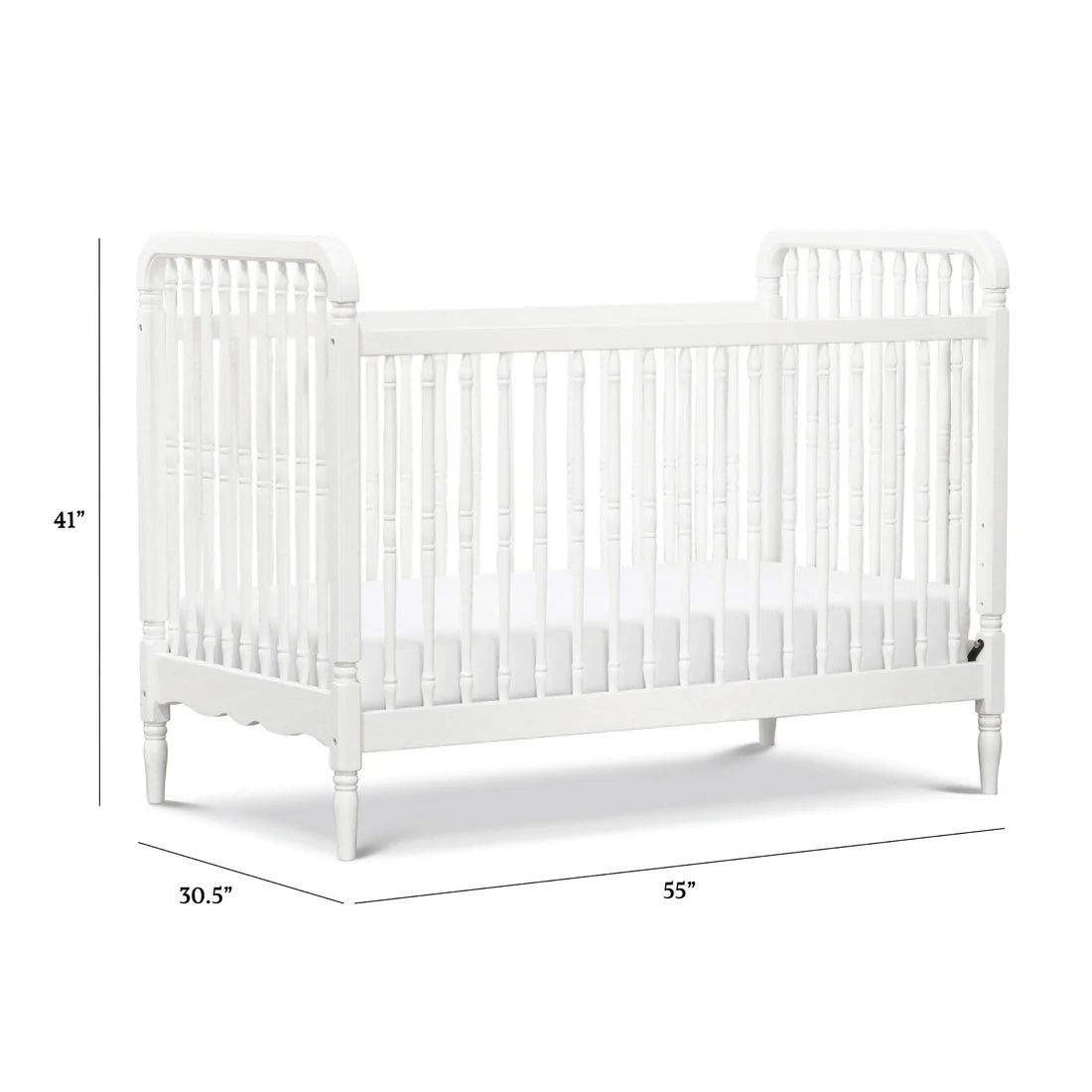 Liberty 3 in 1 Convertible Spindle Crib w/Toddler Bed