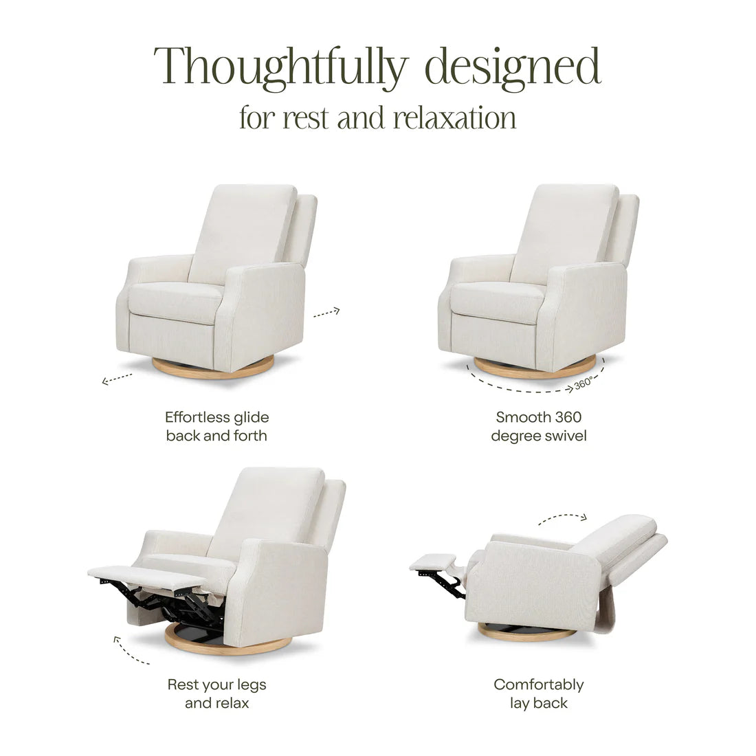 Crewe Recliner and Swivel Glider