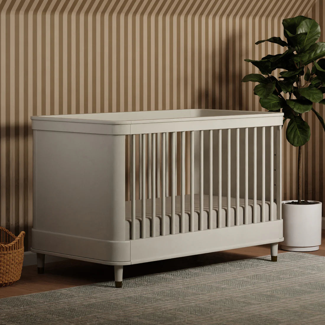 Tanner 3 in 1 Convertible Crib in Warm White