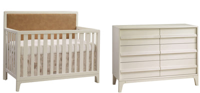 Natart Kyoto Crib + Double Dresser Set