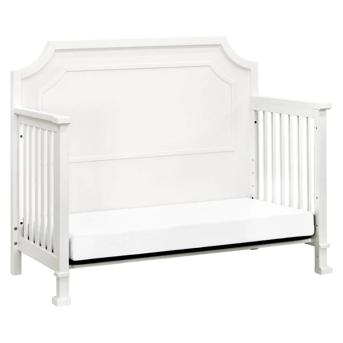 Emma Regency 4 in 1 Convertible Crib in Warm White