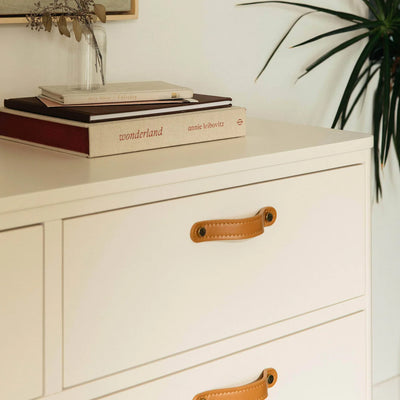 Tanner 6 Drawer Dresser in Warm White