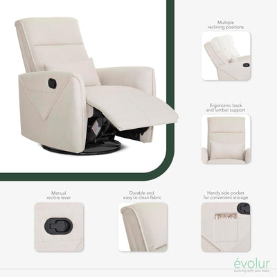 Evolur Sylas Glider Recliner