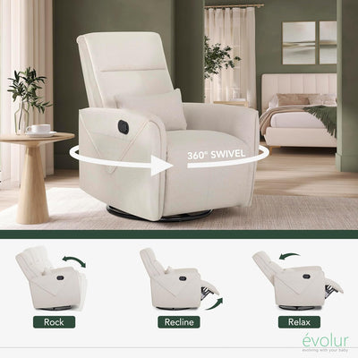 Evolur Sylas Glider Recliner