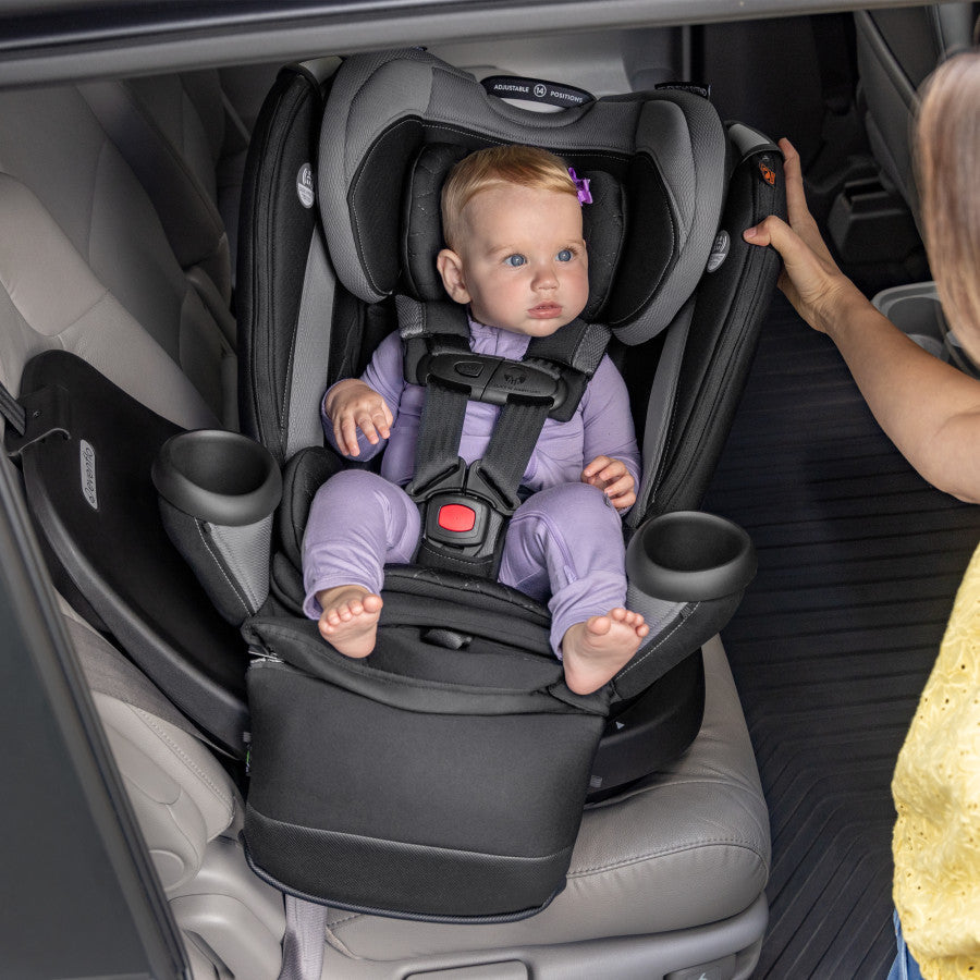 Evenflo Revolve360 Extend Rotational All-in-One Convertible Car Seat with Quick Clean Cover