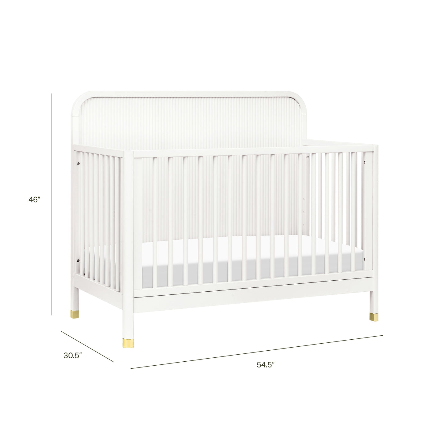 Brimsley Tambour 4 in 1 Convertible Crib