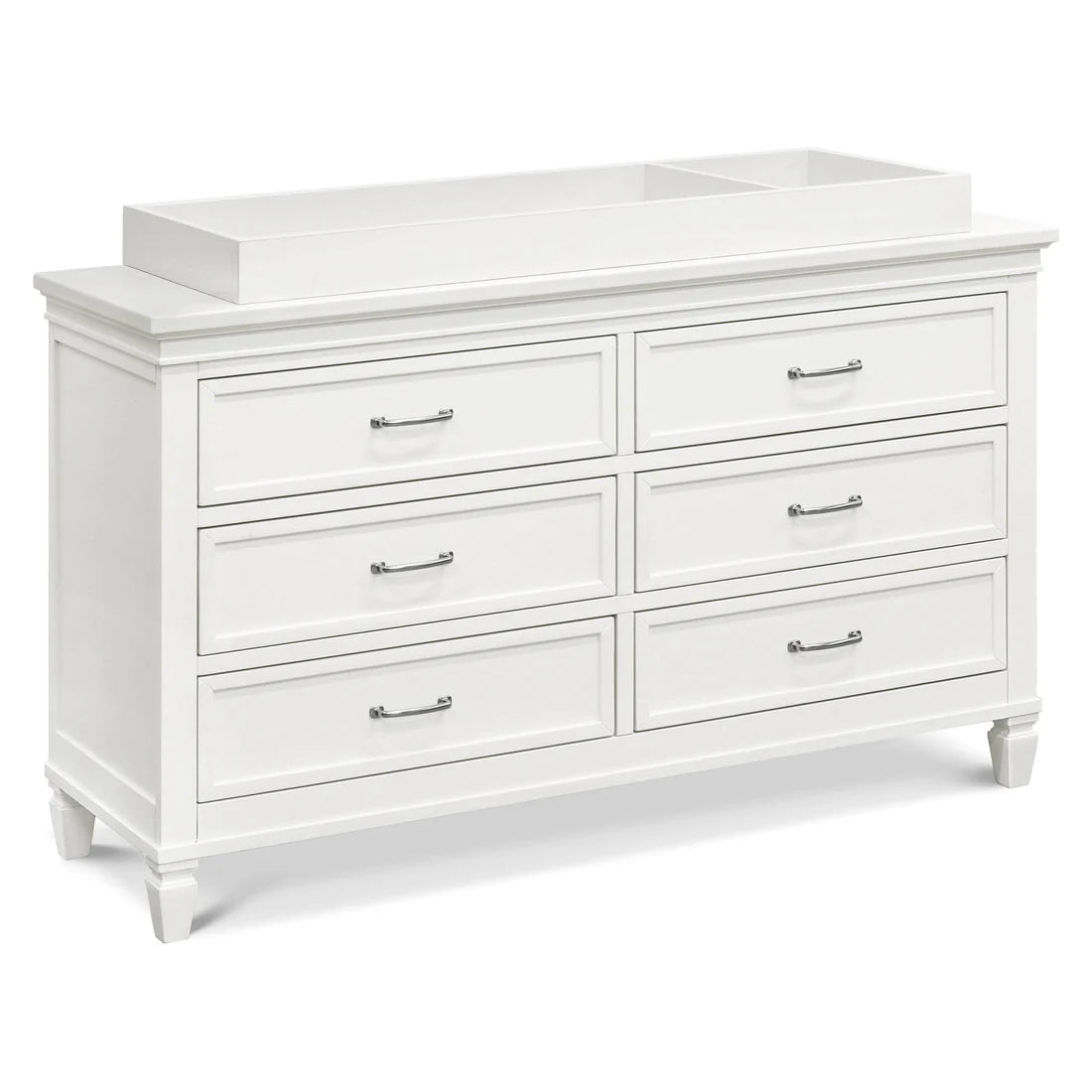 Darlington 6 Drawer Dresser in Warm White